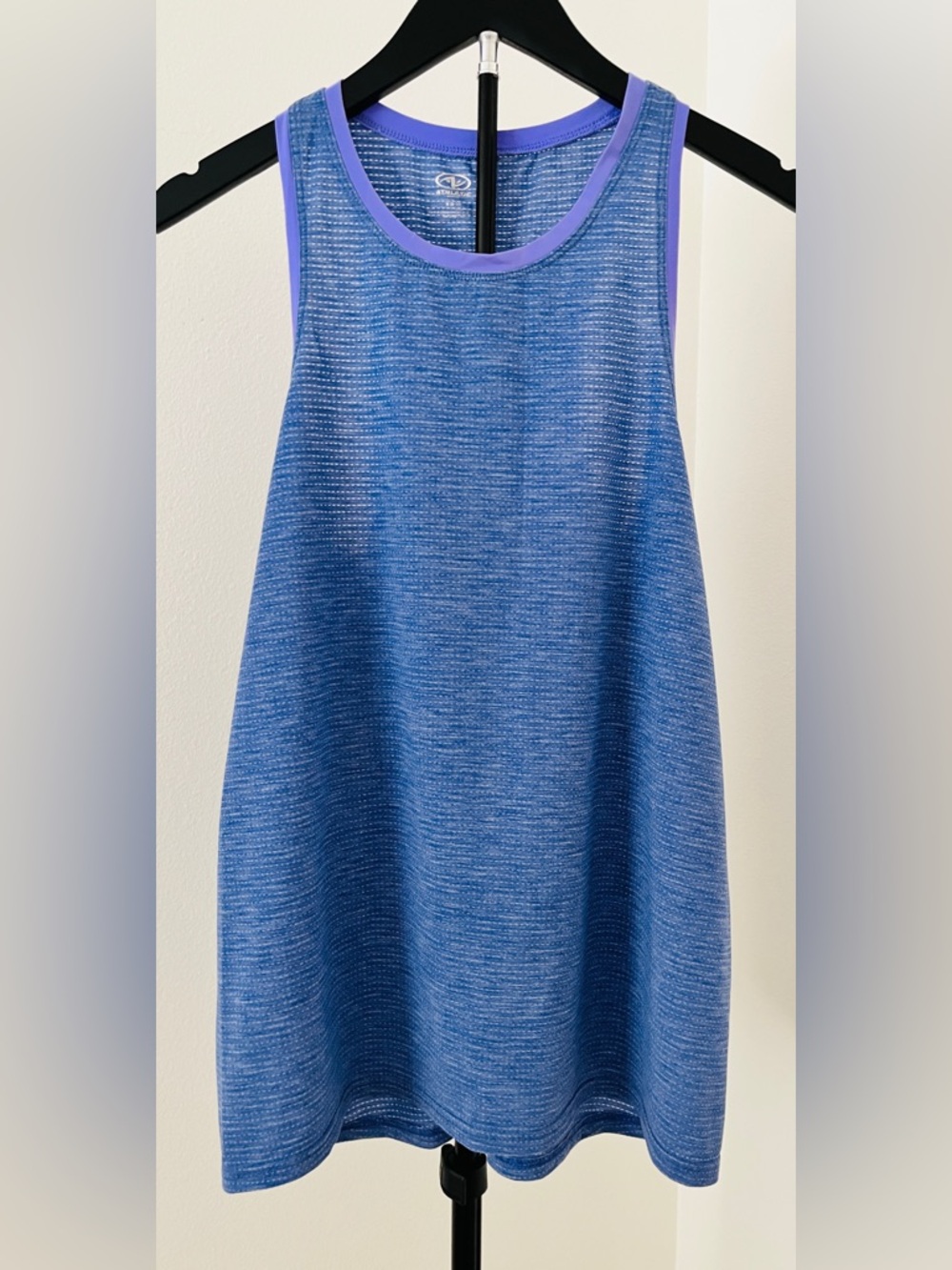 💙 Athletic Works Blue Knit Racerback Workout Tank | Medium